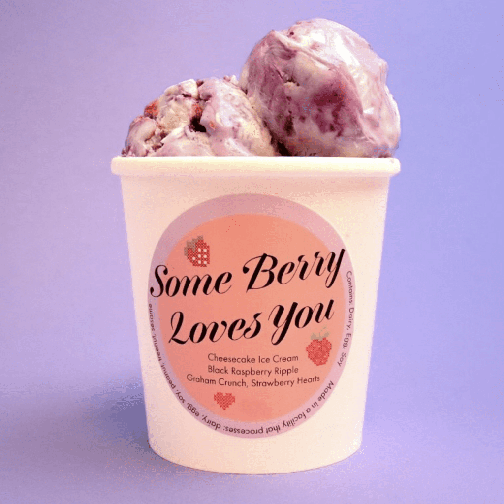 Photo - Photo of a pretty cool ice cream's Some Berry Loves You ice cream pint